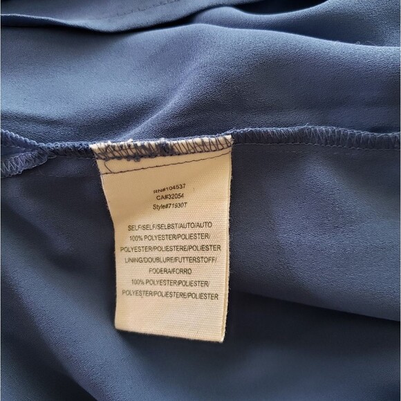 Tiny Anthropologie Niemh Textured Buttondown Blouse/Top Navy Blue Size Small - Picture 9 of 10